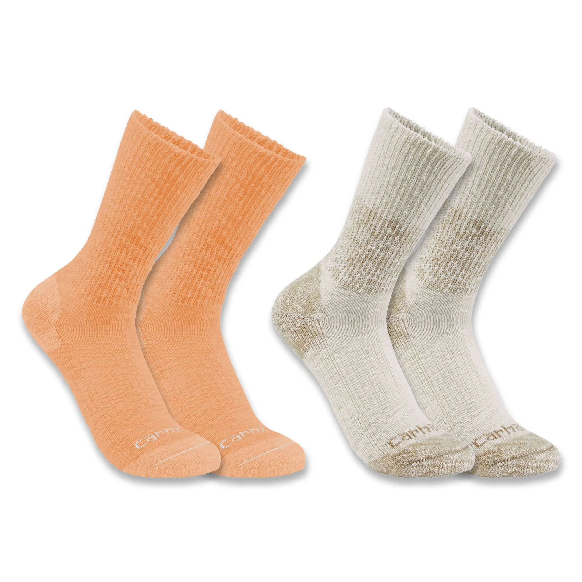 Women's Midweight Cotton Blend Crew Sock 2-Pack - 1