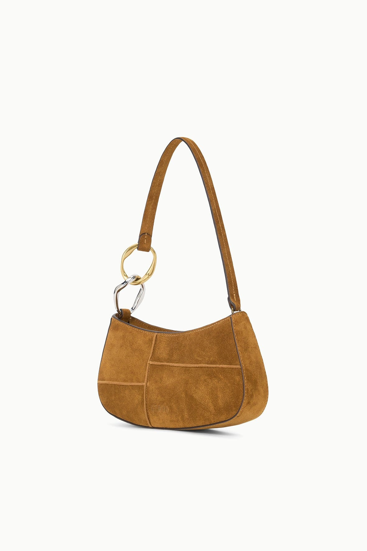STAUD OLLIE BAG TAN SUEDE - 2