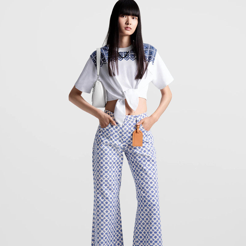 Blurry Monogram Boot-Cut Jeans 5