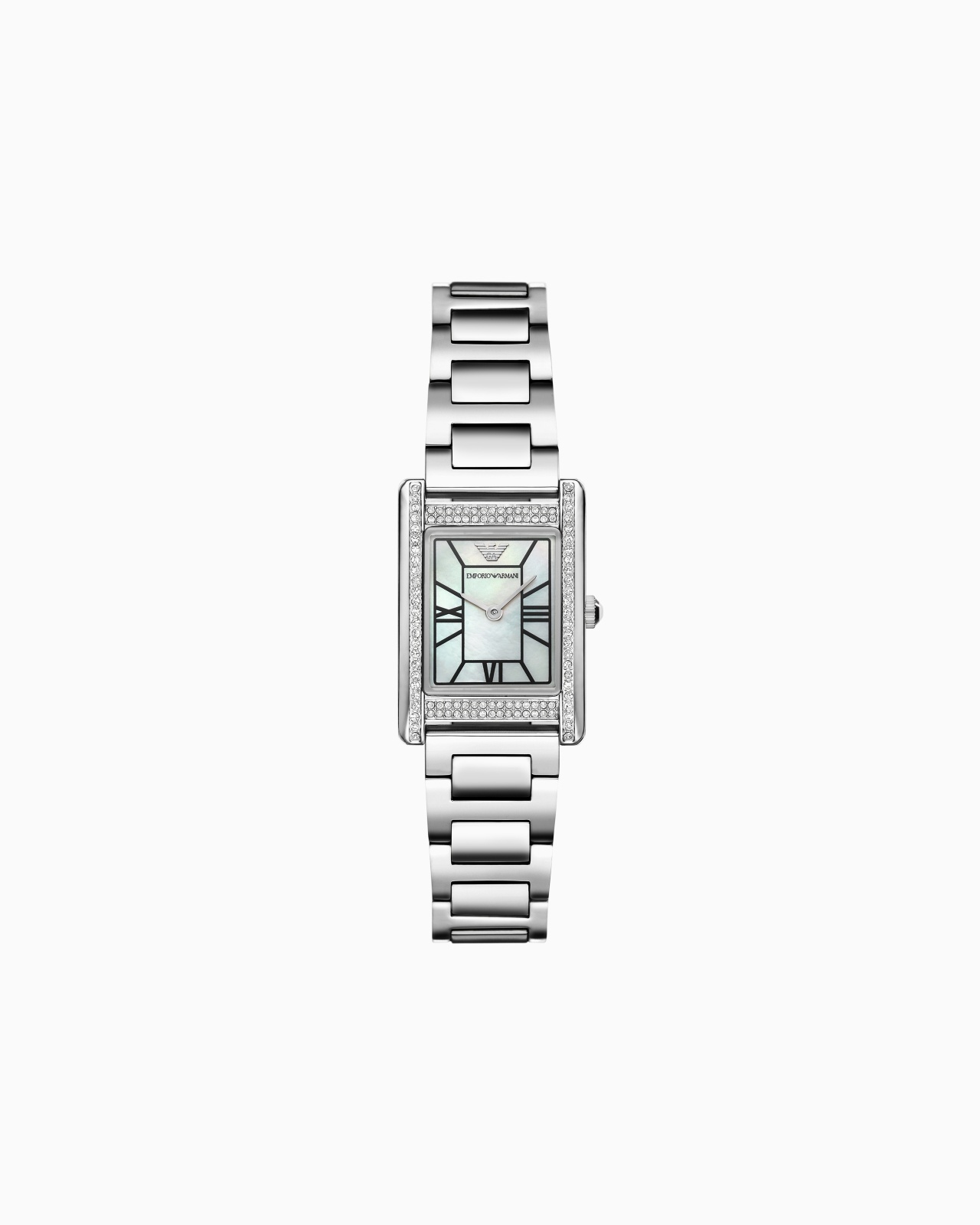 TWO-HAND STAINLESS STEEL WATCH - 1