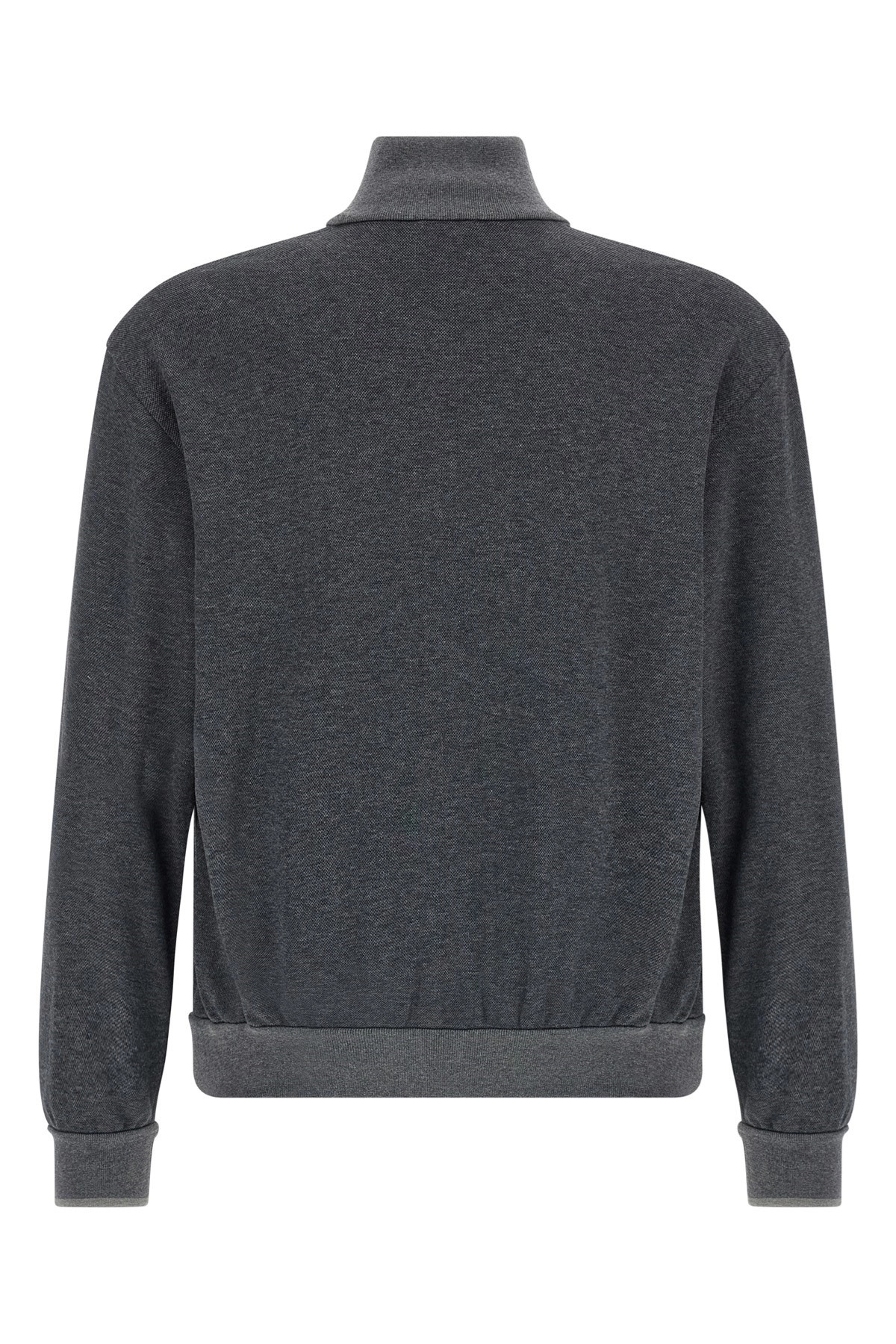 Piqué cotton sweatshirt - 2