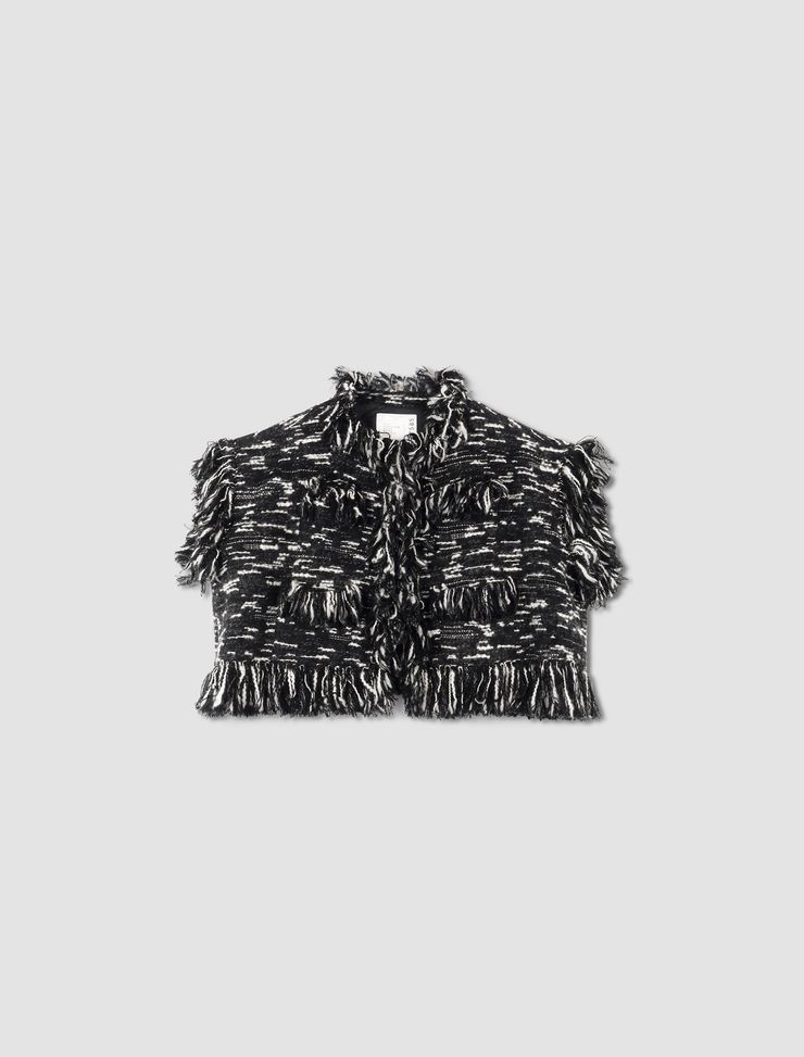 sacai ツイードジレ Sacai Tweed Gilet | italist