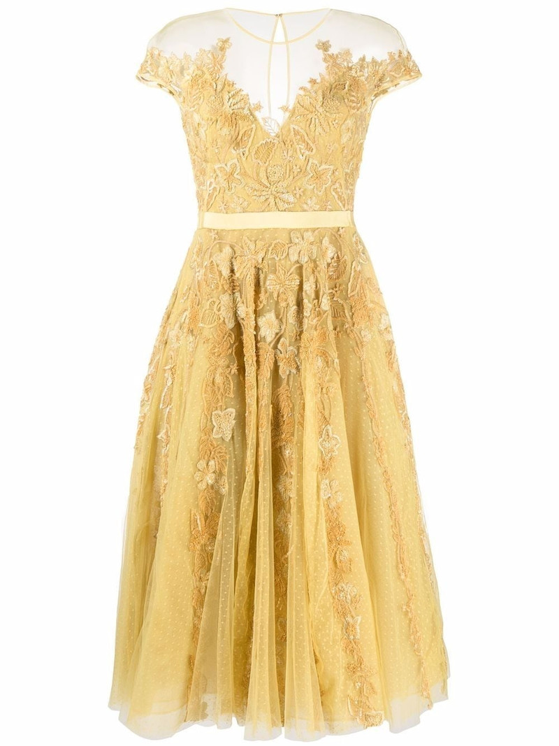 embroidered midi dress 1