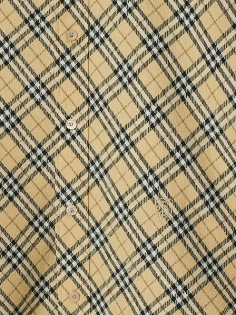 checked cotton shirt - 5