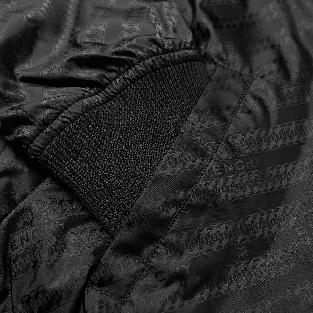 Givenchy Chain Jacquard Reversible Nylon Bomber Jacket - 3