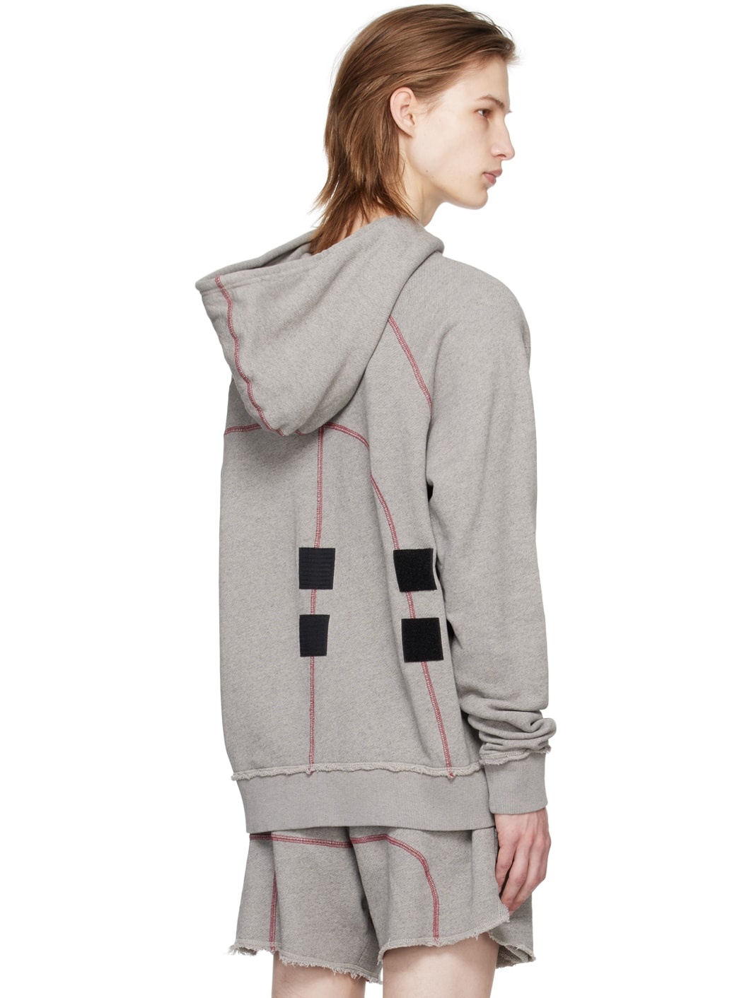 Gray Intersect Hoodie - 3
