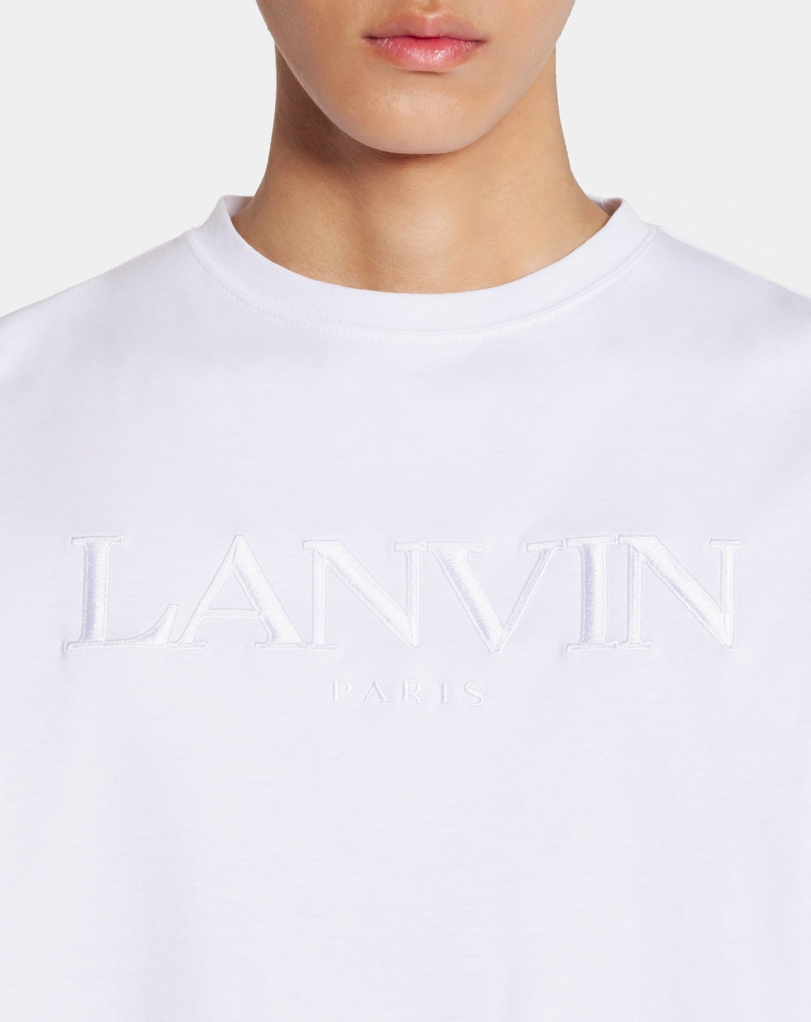 LANVIN EMBROIDERED T-SHIRT - 5