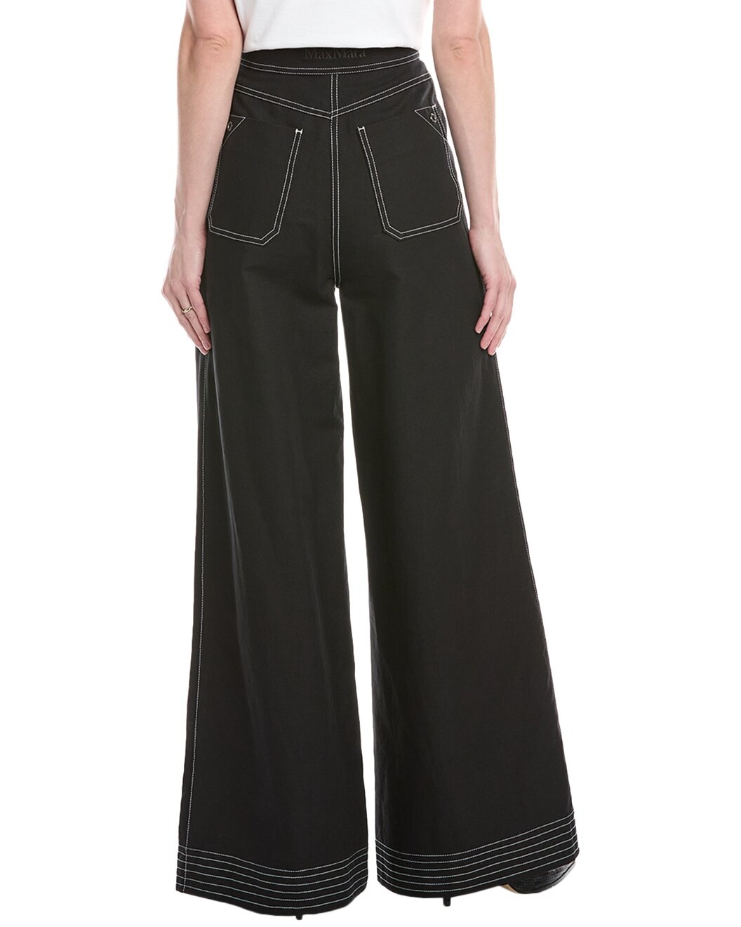 Max Mara Oboli Linen Blend Trouser - 2