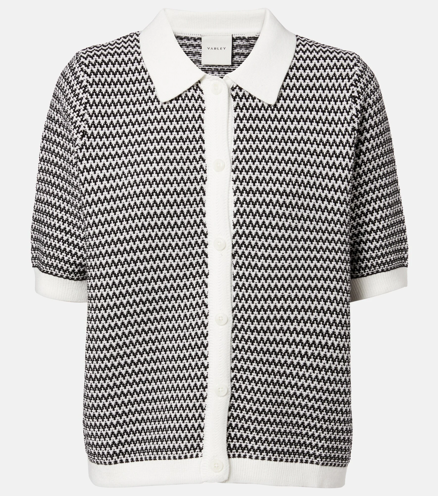 Gaelle chevron cotton cardigan - 1