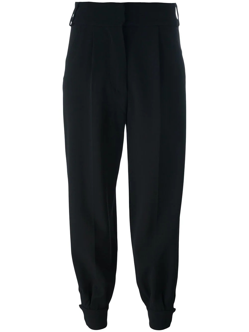 tapered ankle cuff trousers - 1