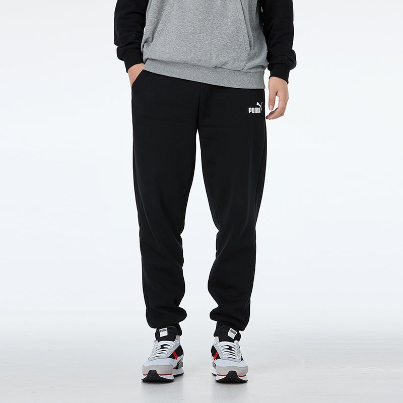 PUMA Ess Logo Pants Fl Cl Pants 'Black' 846385-01 - 3