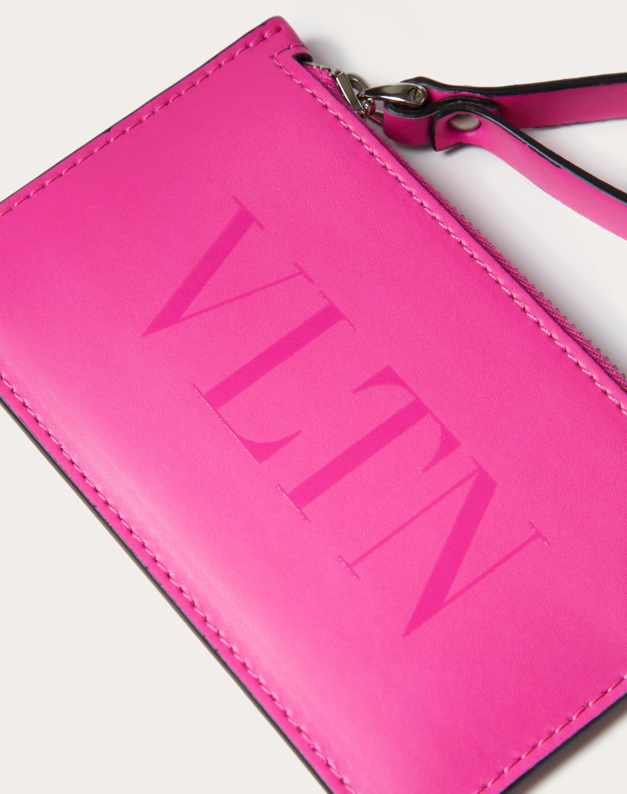 VLTN CALFSKIN CARD HOLDER - 2
