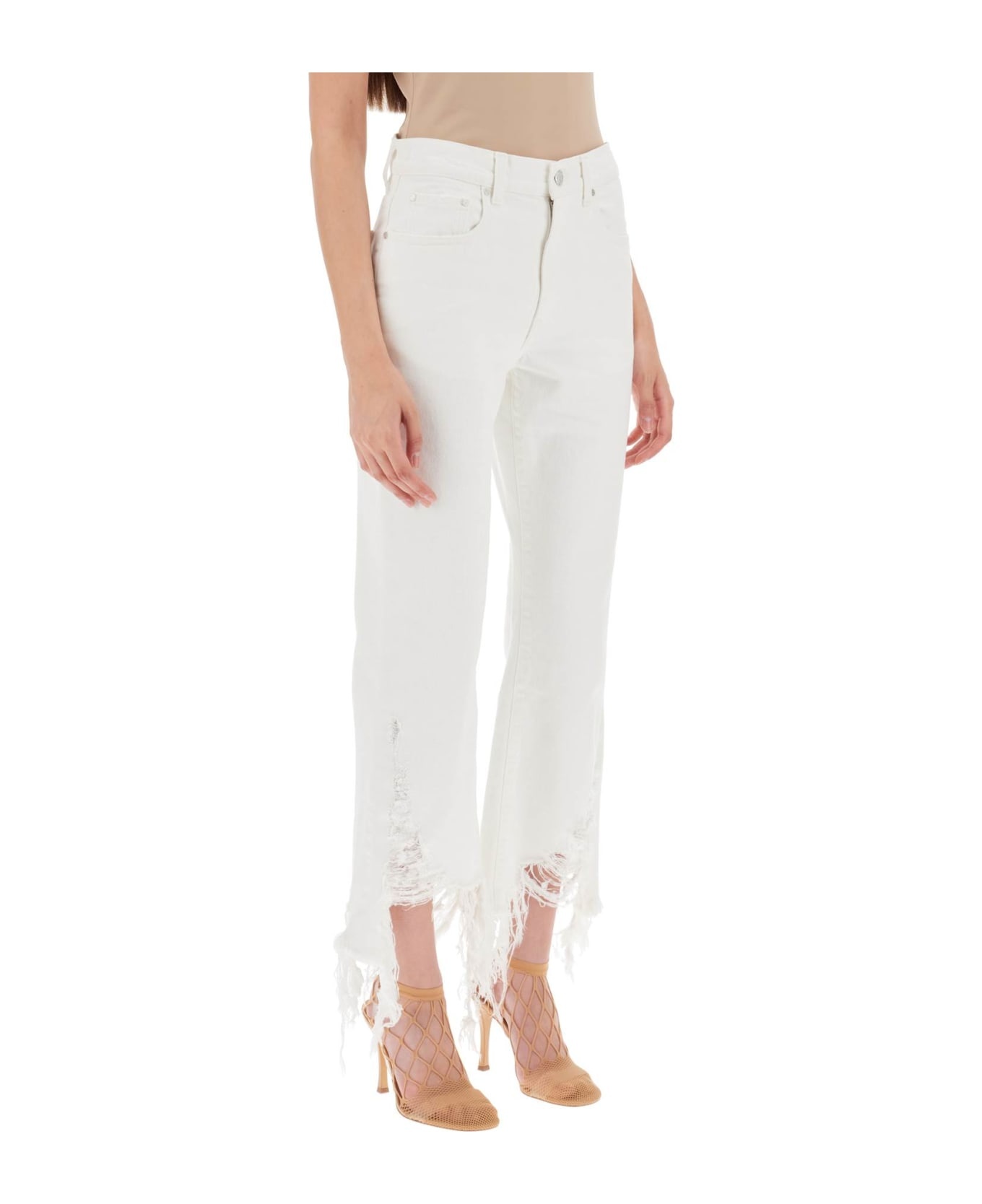 Destroyed Hem Jeans - 2