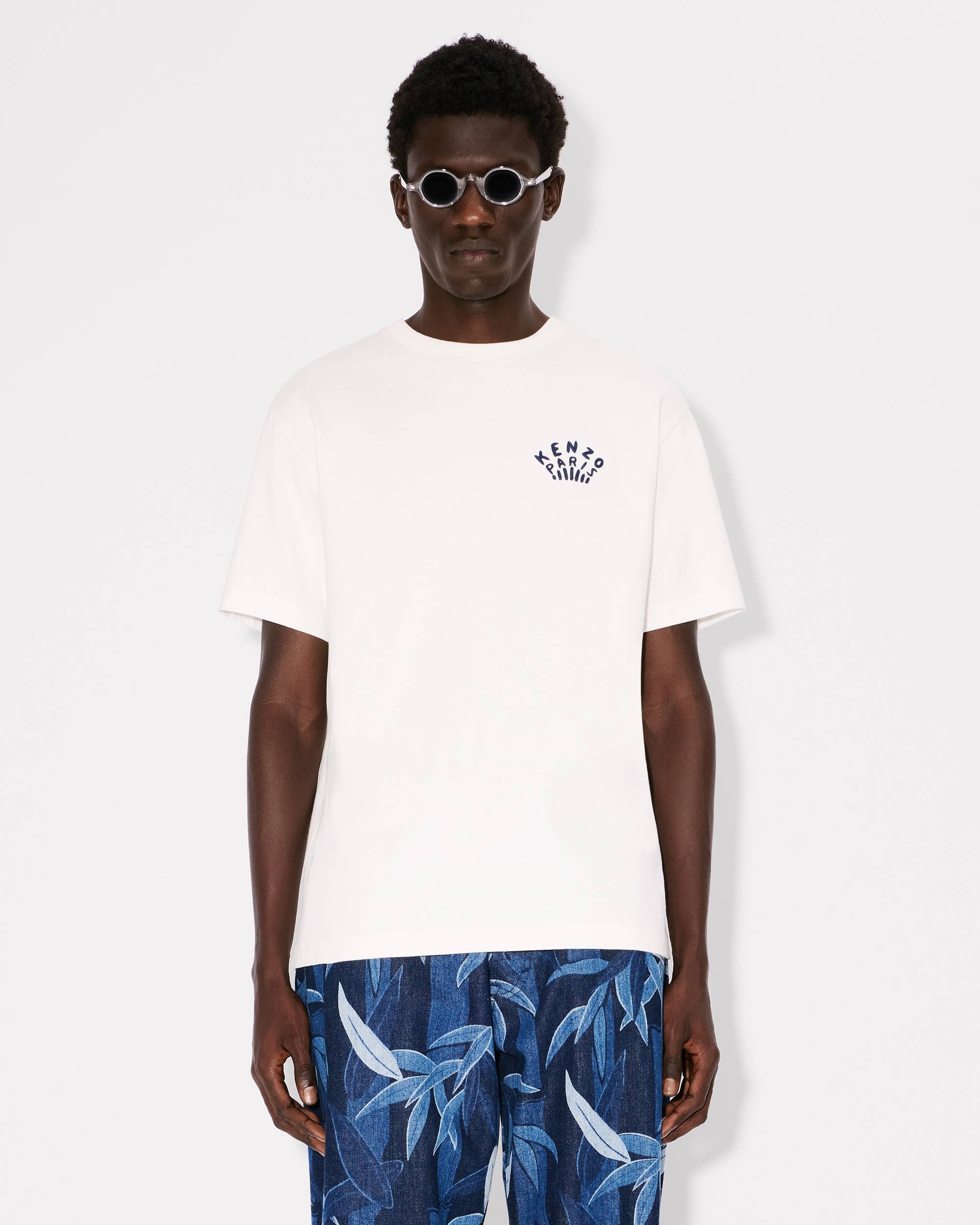 KENZO｜ (FF5 5TS495 4SI 77) KENZO Dragonfly' embroidered T-shirt in cotton | Men's | KENZO