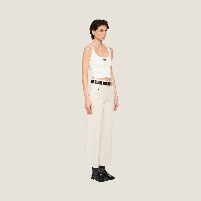 Cotton jersey tank top 4