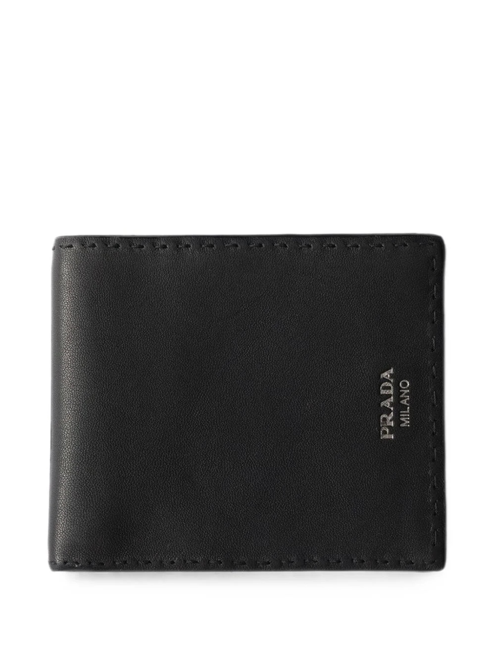 antiqued leather wallet - 1