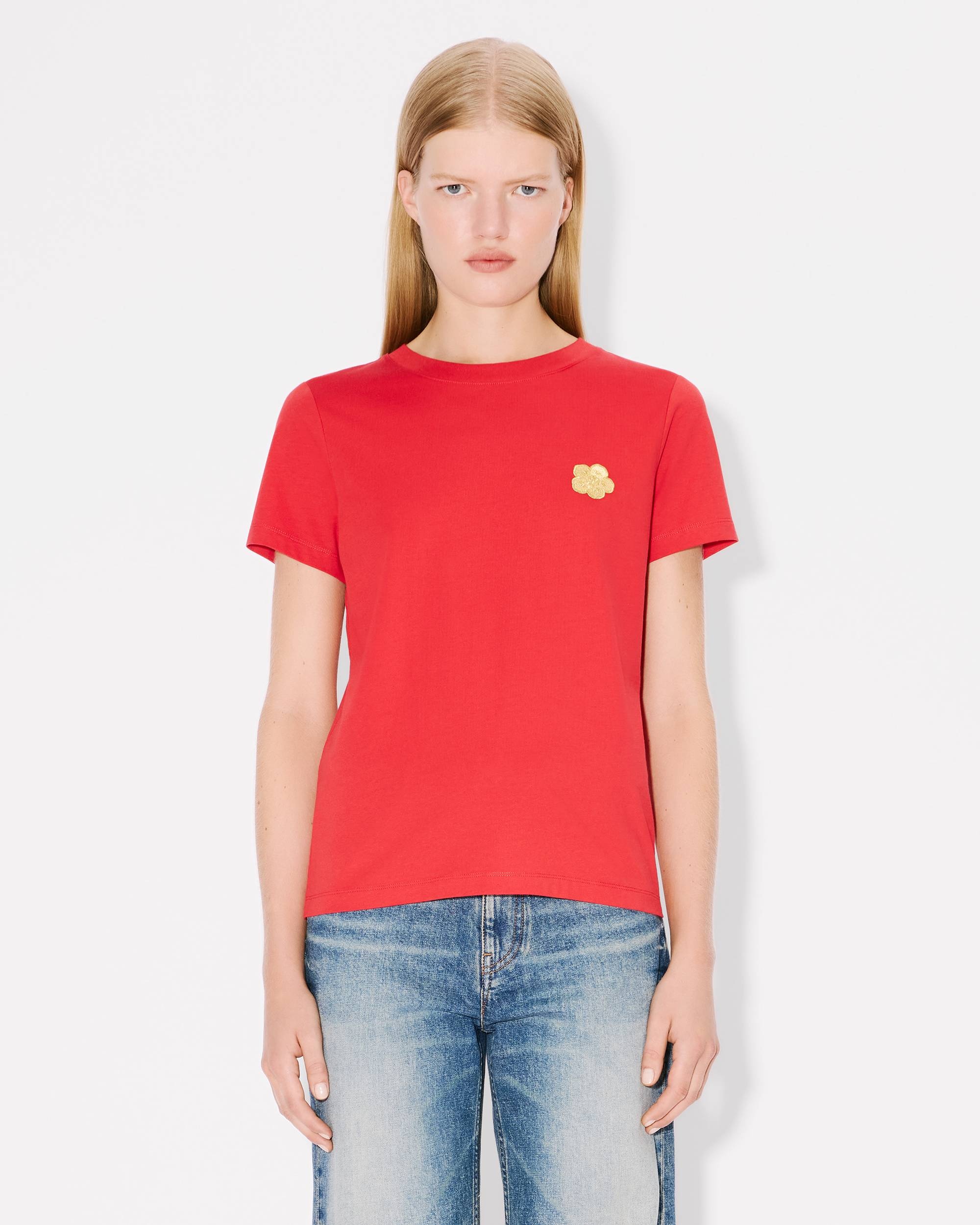'Boke Flower' embroidered cotton T-shirt - 3