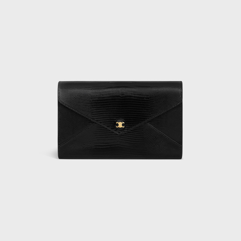 ENVELOPE WALLET ON CHAIN IN lizard 1