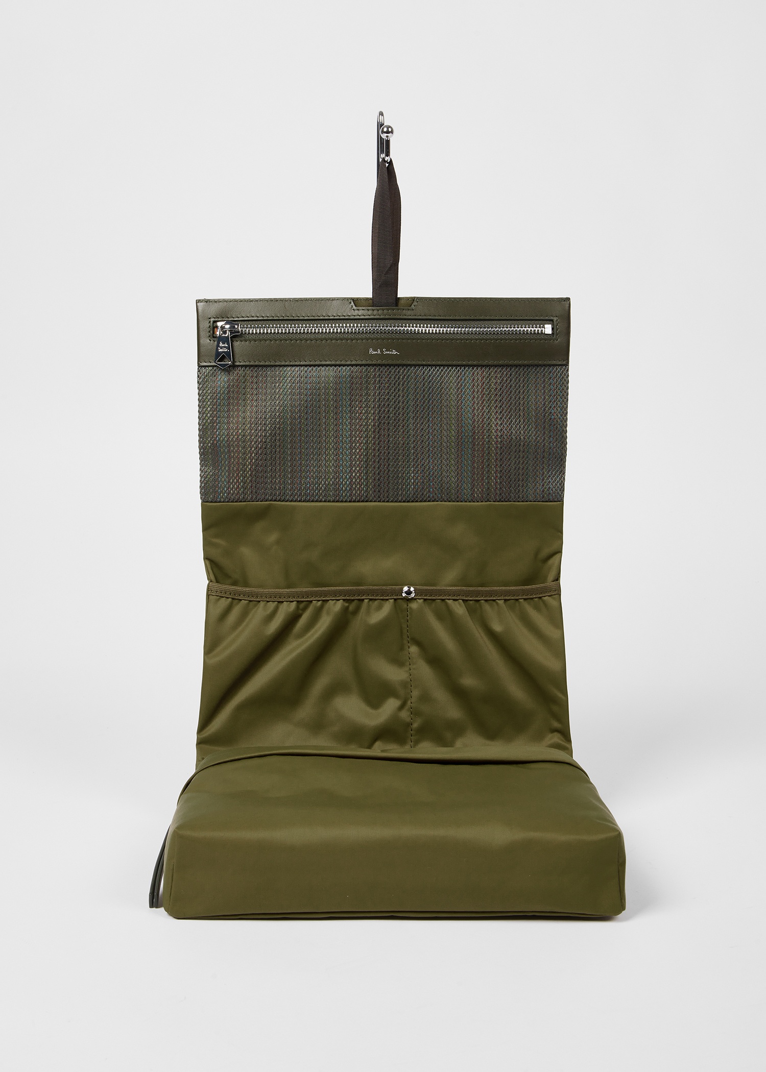 Khaki Fold Out Wash Bag - 6