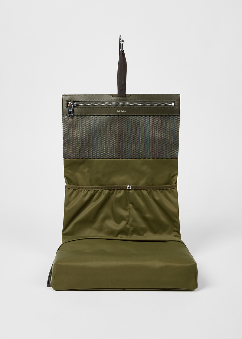 Khaki Fold Out Wash Bag 6