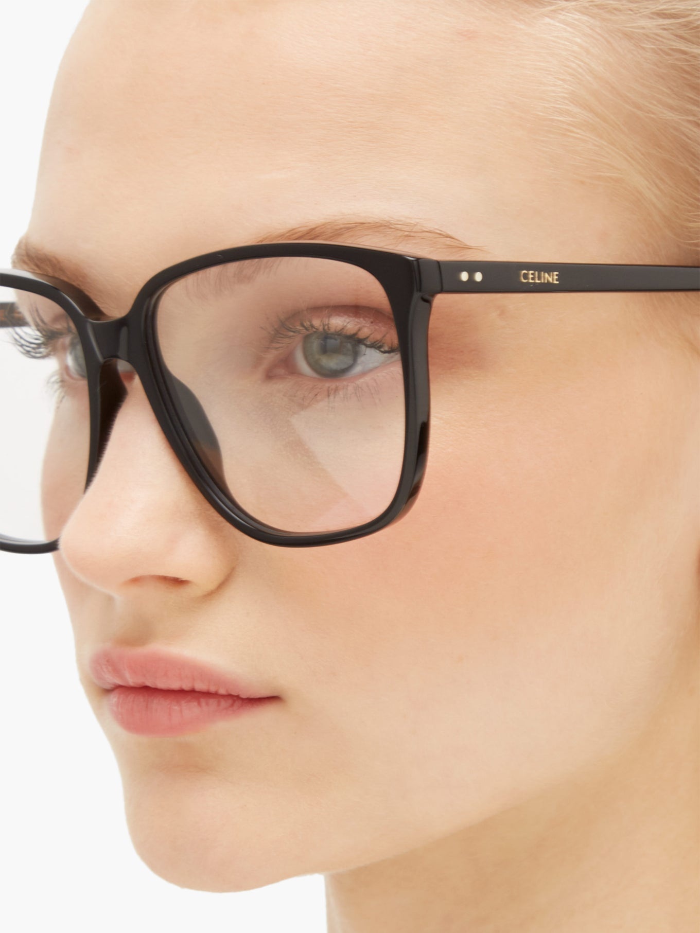 Oversized square acetate glasses - 3