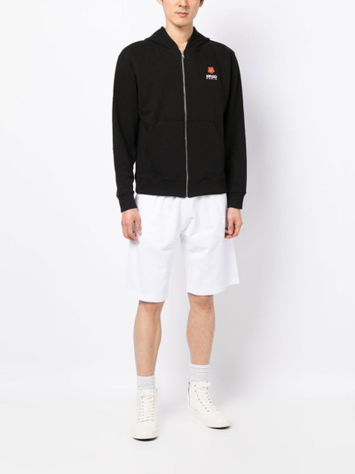 KENZO embroidered-logo track shorts outlook
