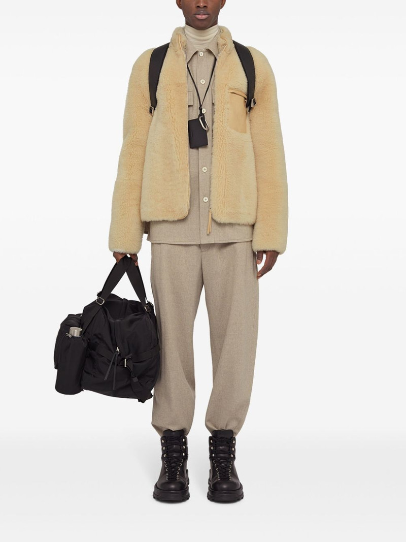 Jil Sander long-sleeve flannel shirt outlook