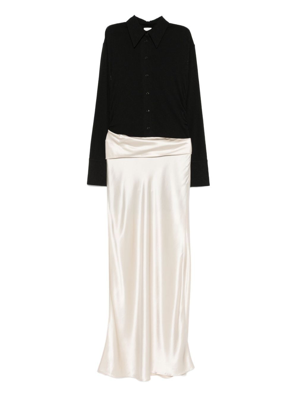 satin-slip maxi dress - 1