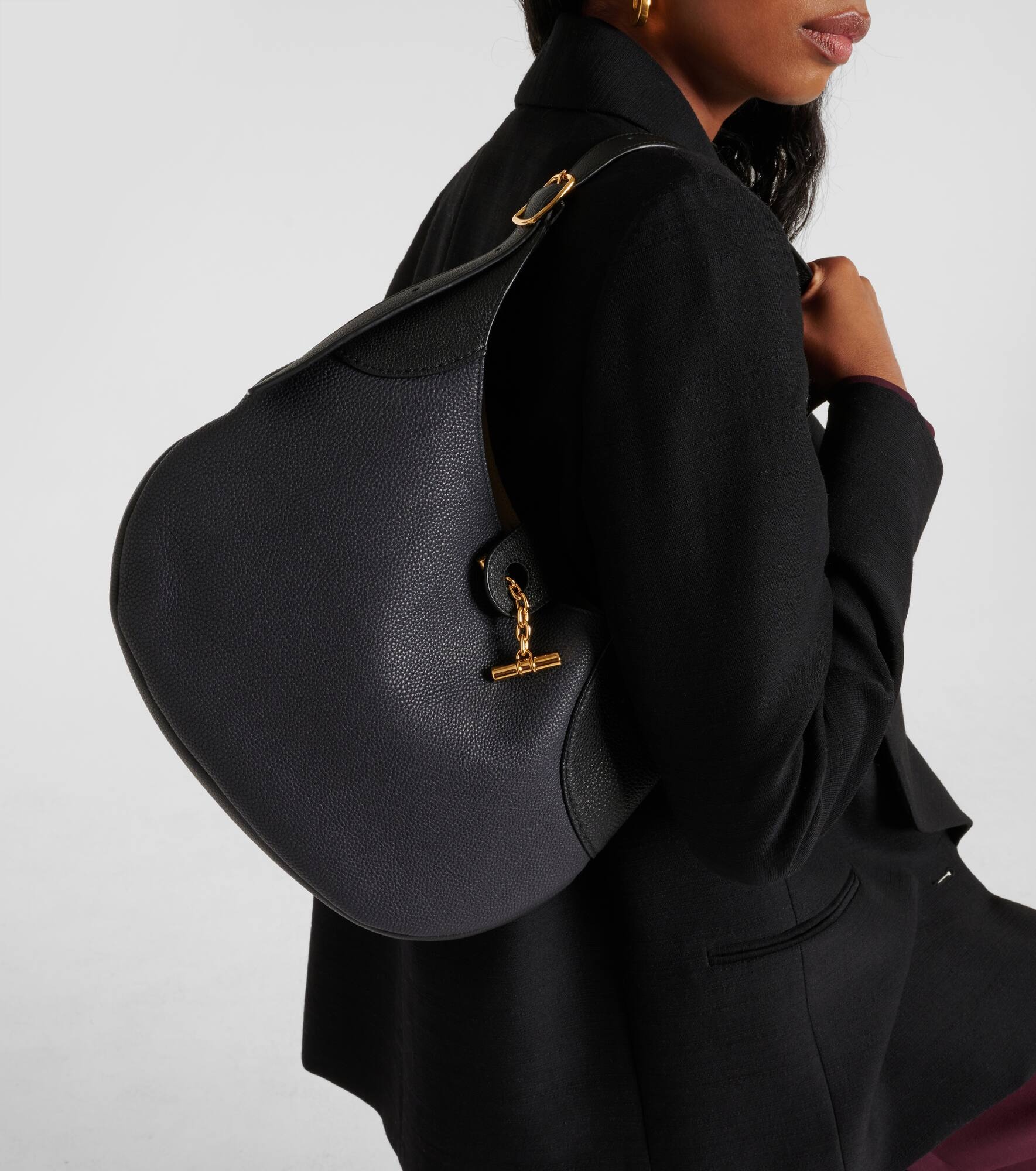 Bobbin Medium leather shoulder bag - 7