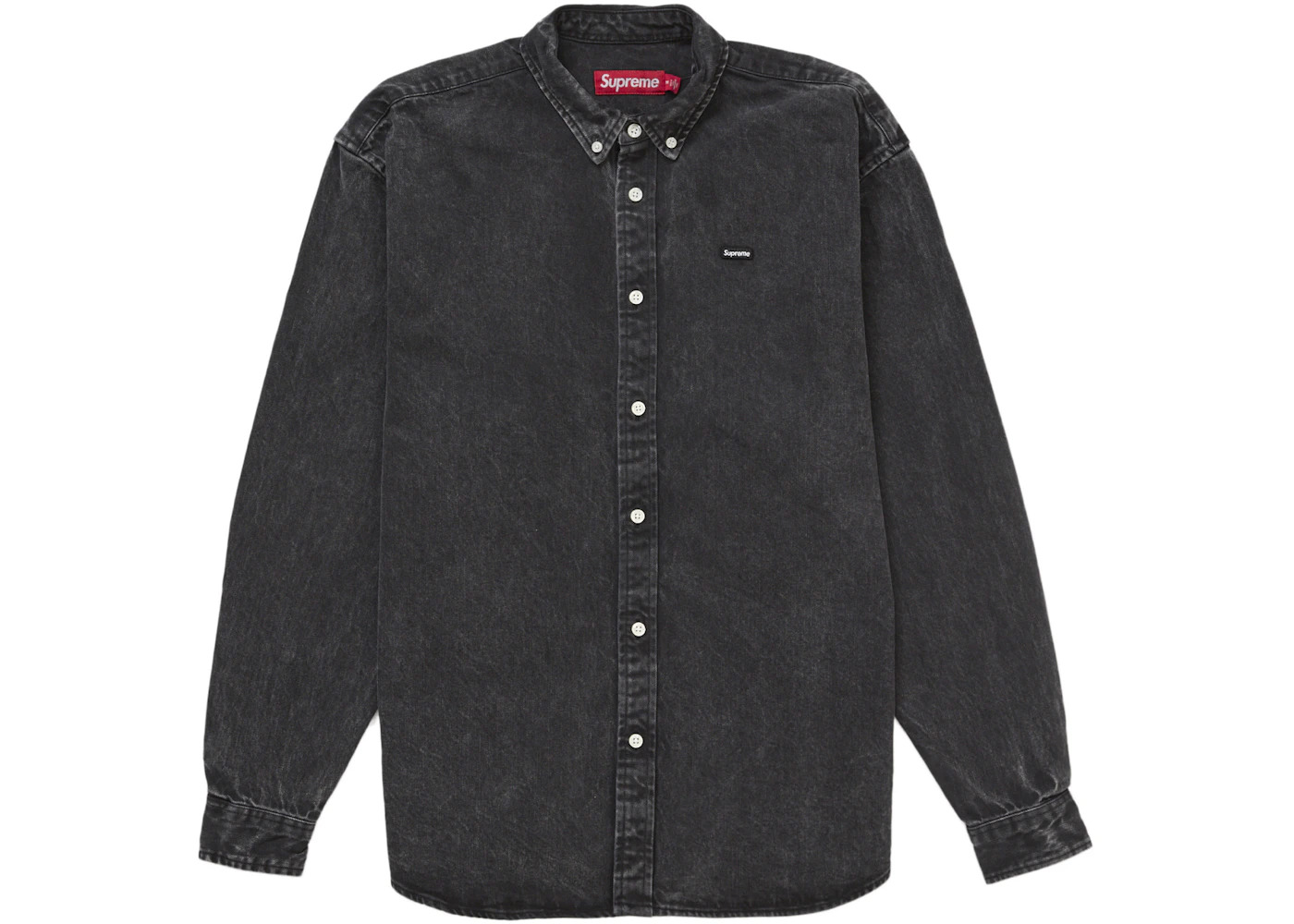 Supreme Small Box Denim Shirt Black - 1
