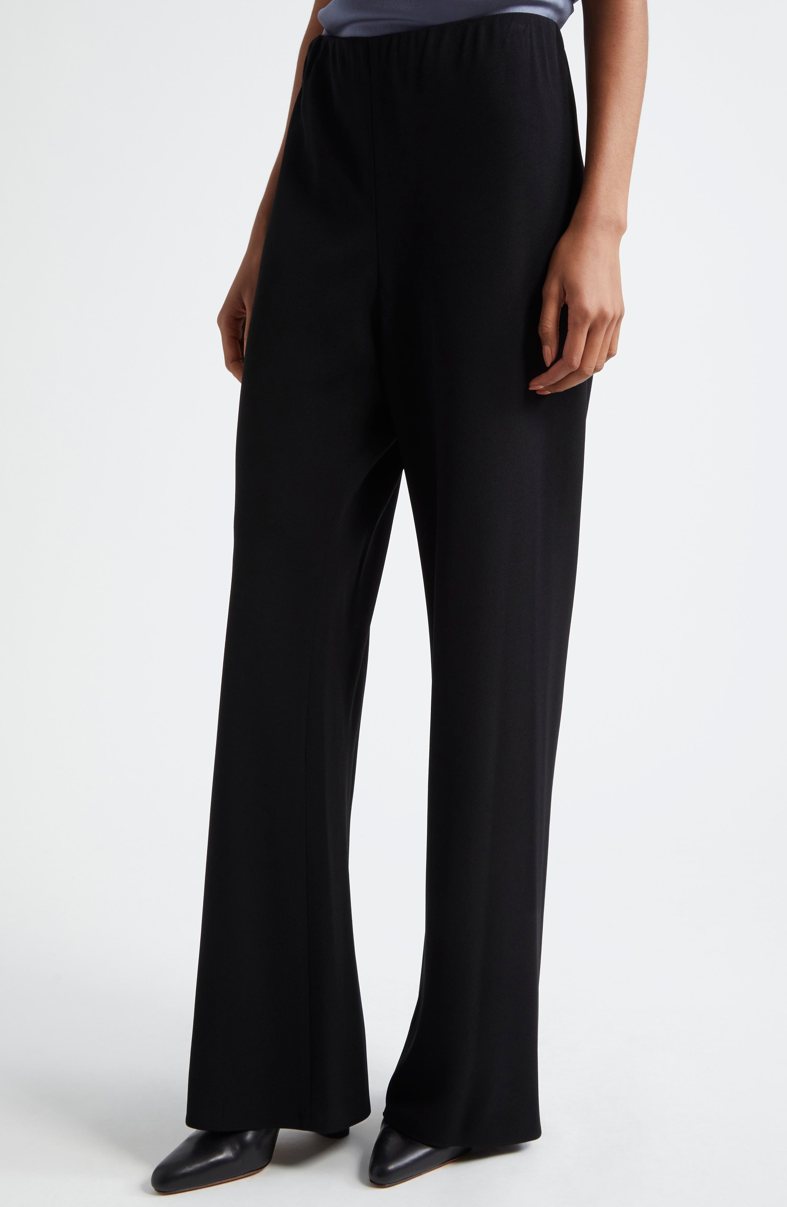Vince Bias Cut High Waist Pants in Black at Nordstrom - 4