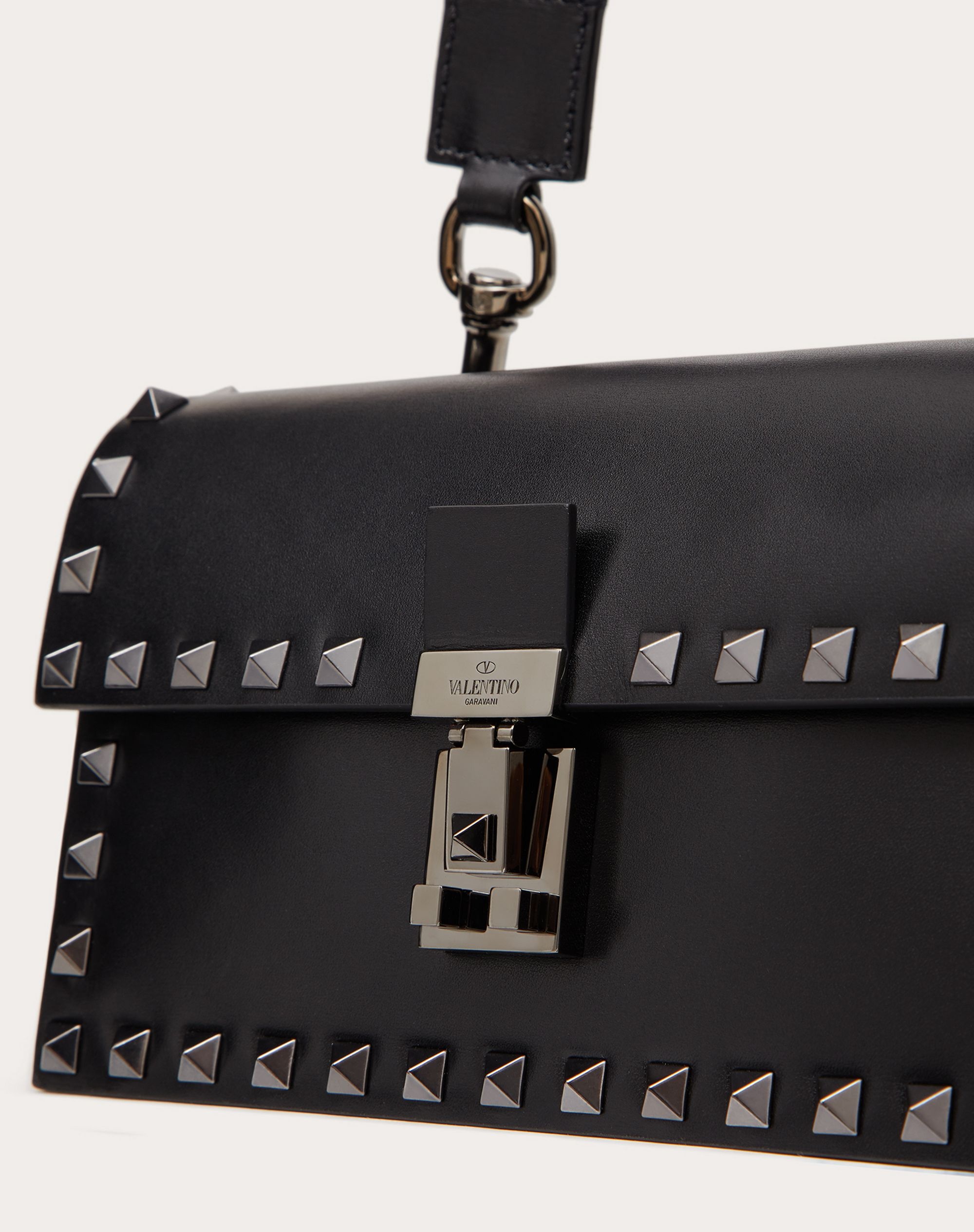 Small Rockstud Leather Crossbody Bag - 5