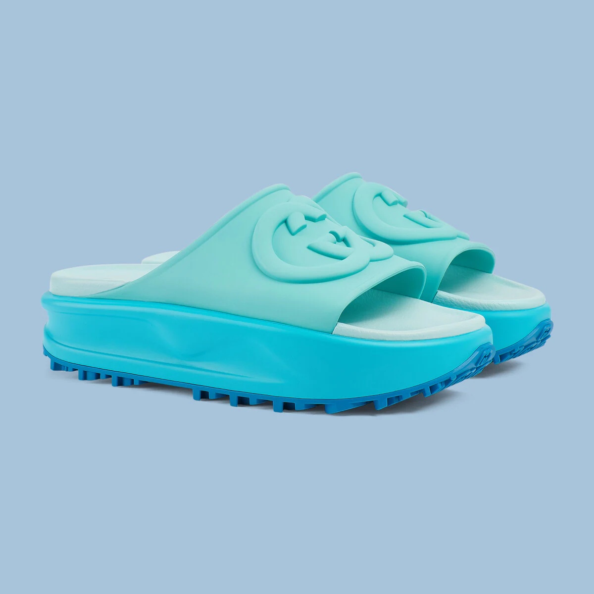 Women's slide sandal with Interlocking G - 2