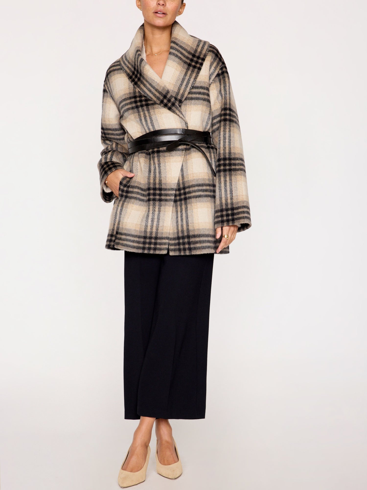 The Finley Plaid Coat - 7