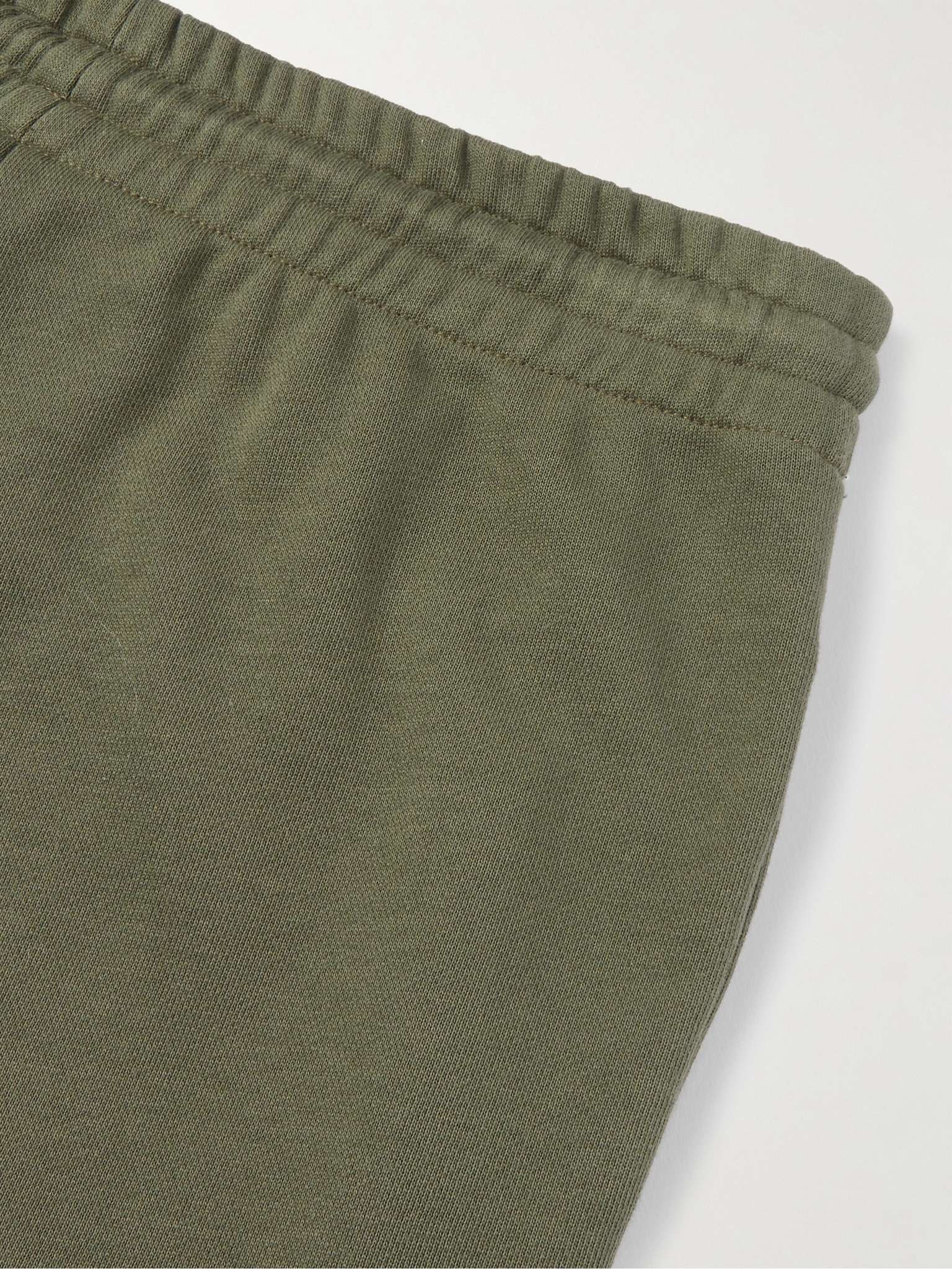 Tapered Logo-Print Cotton-Blend Jersey Sweatpants - 5