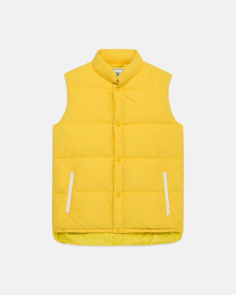 YELLOW DOWN PUFFER VEST - TRIM FIT 1