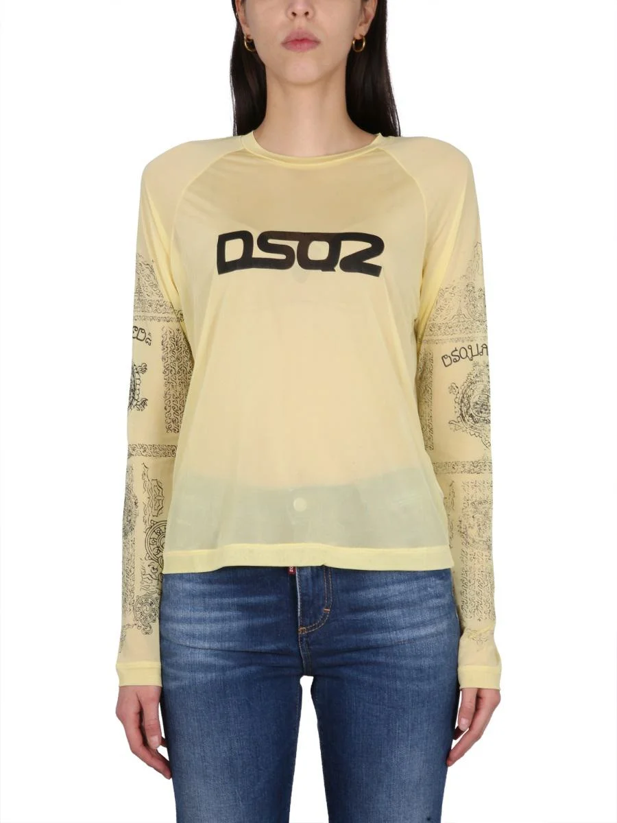 DSQUARED2 LOGO PRINT T-SHIRT - 1