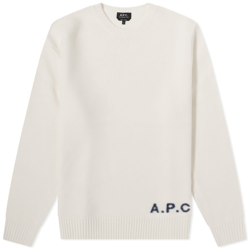 A.P.C. Edward Logo Crew Knit - 1