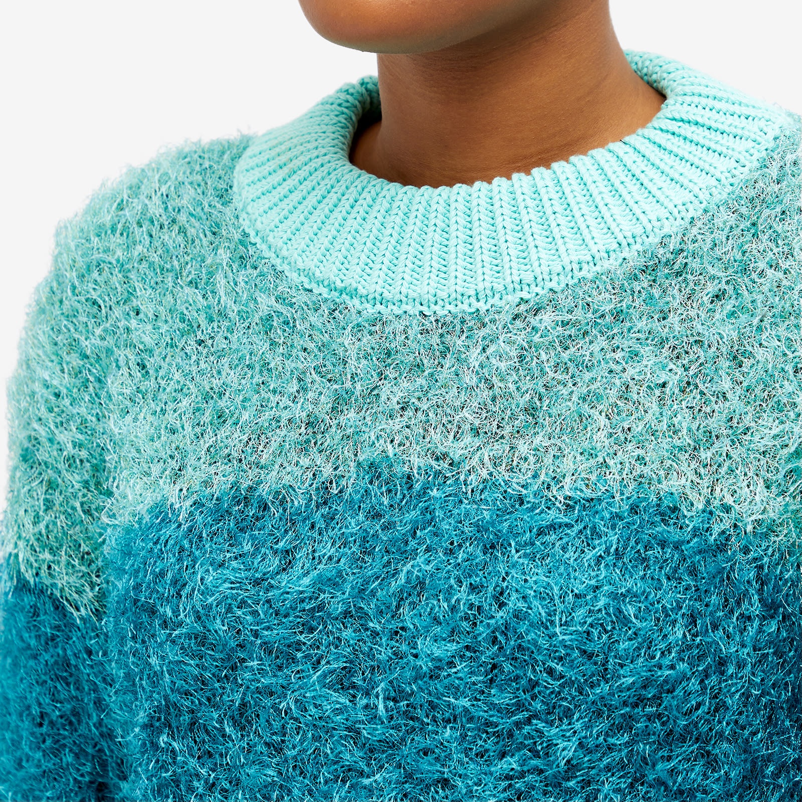 Andersson Bell Color Block Shaggy Sweater - 5