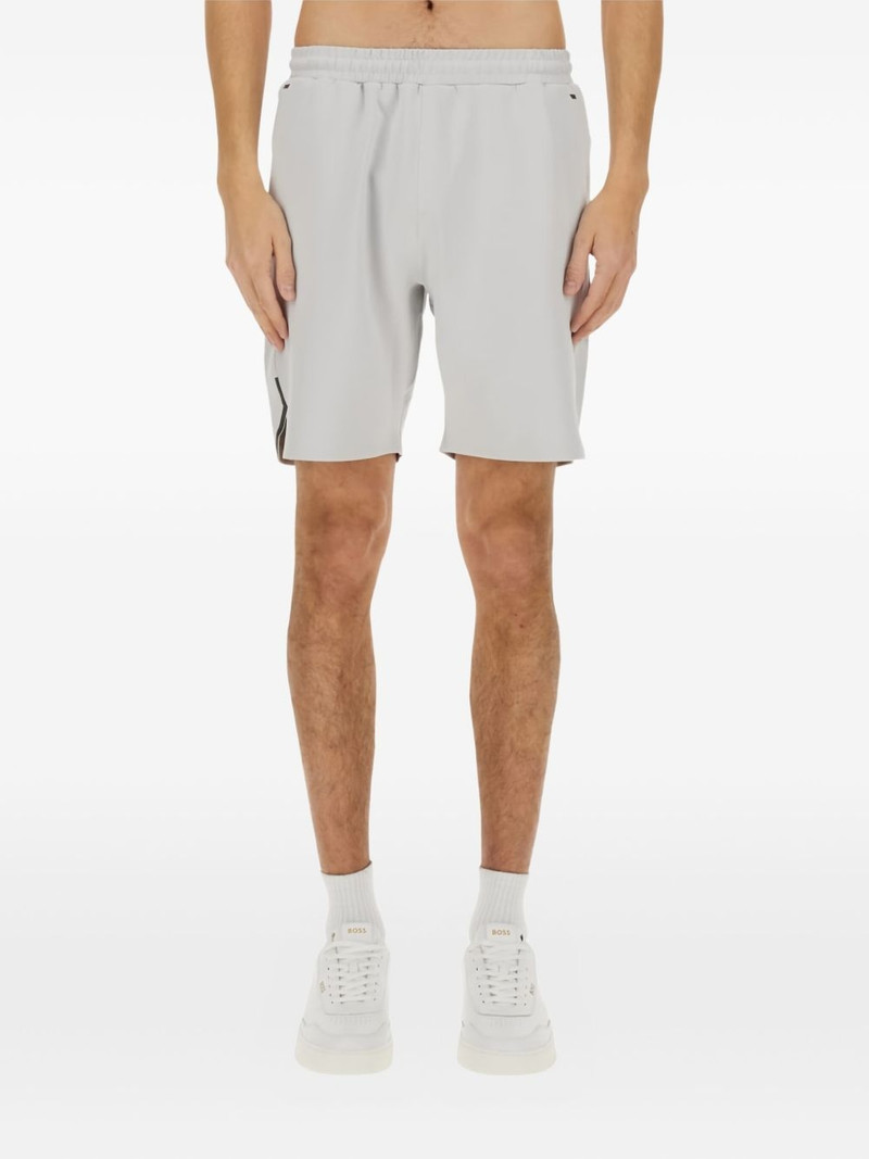 panelled drawstring shorts 1