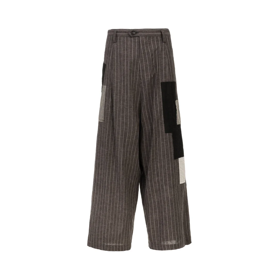 Tuck Loose Wide Pants - 1