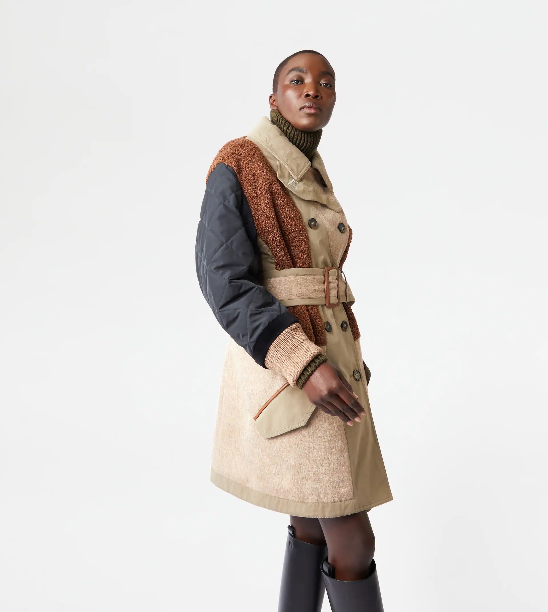 PEACOAT PATCHWORK OVER - 7