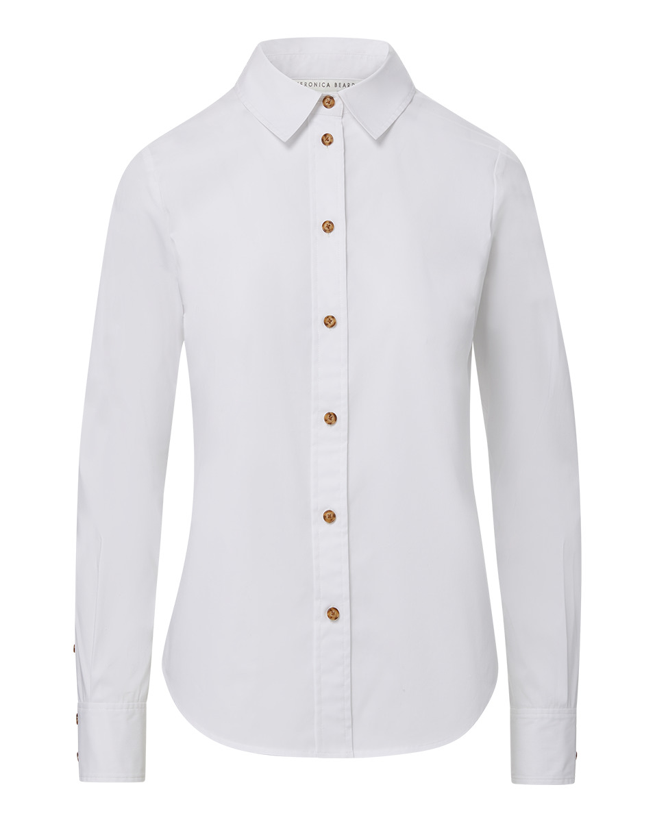 LIBBY POPLIN BUTTON-DOWN SHIRT - 1