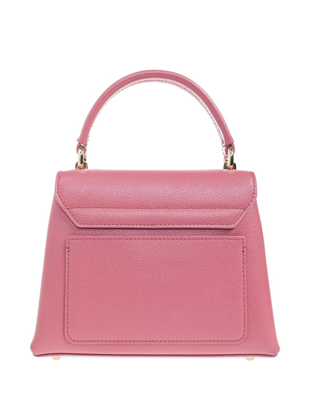 top-handle lock tote bag - 3