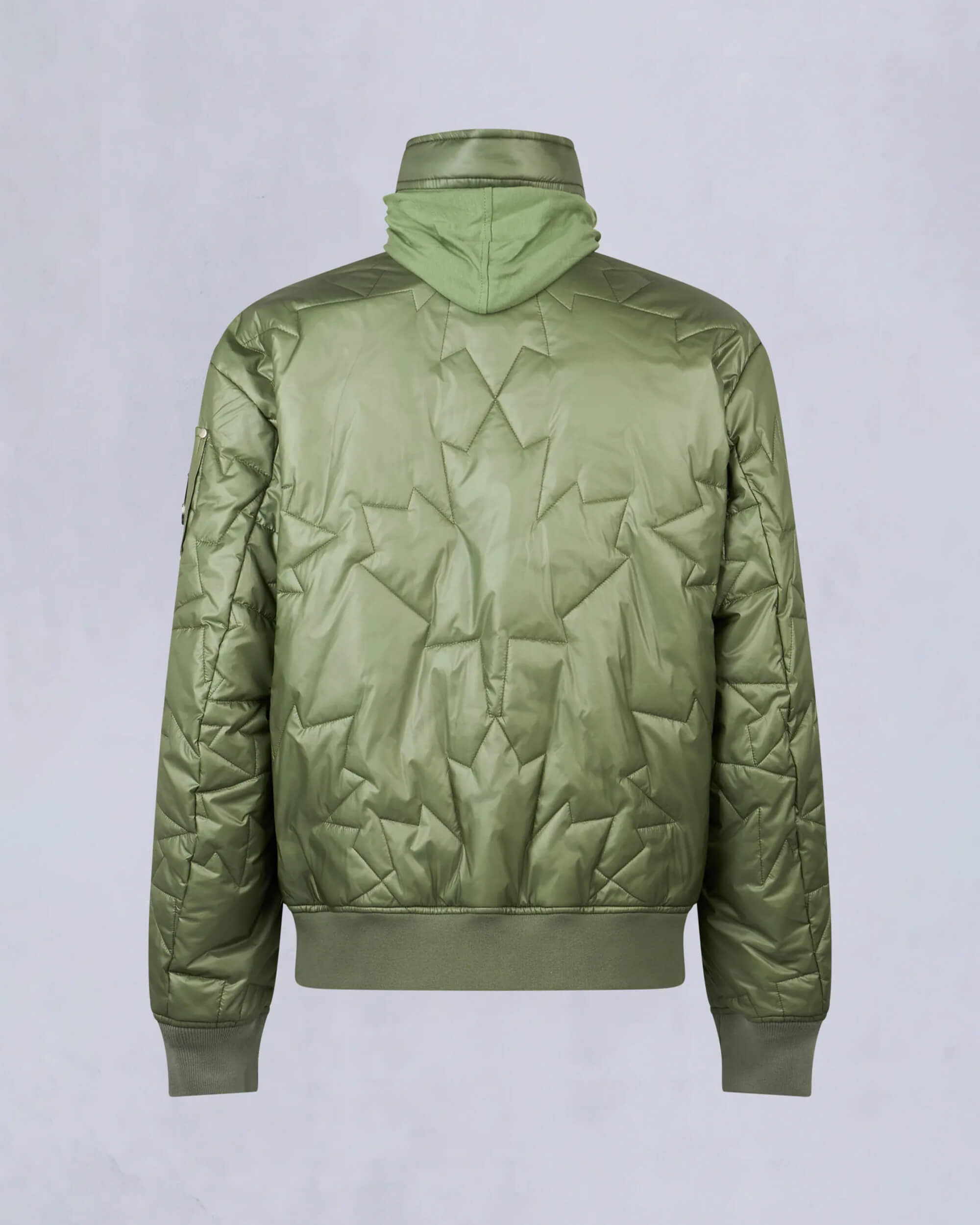 LEAF QUILT BOMBER JACKET - 2