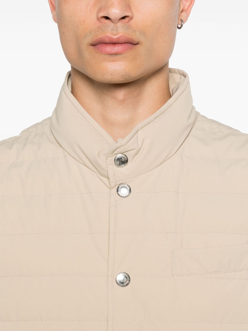 quilted gilet - 5
