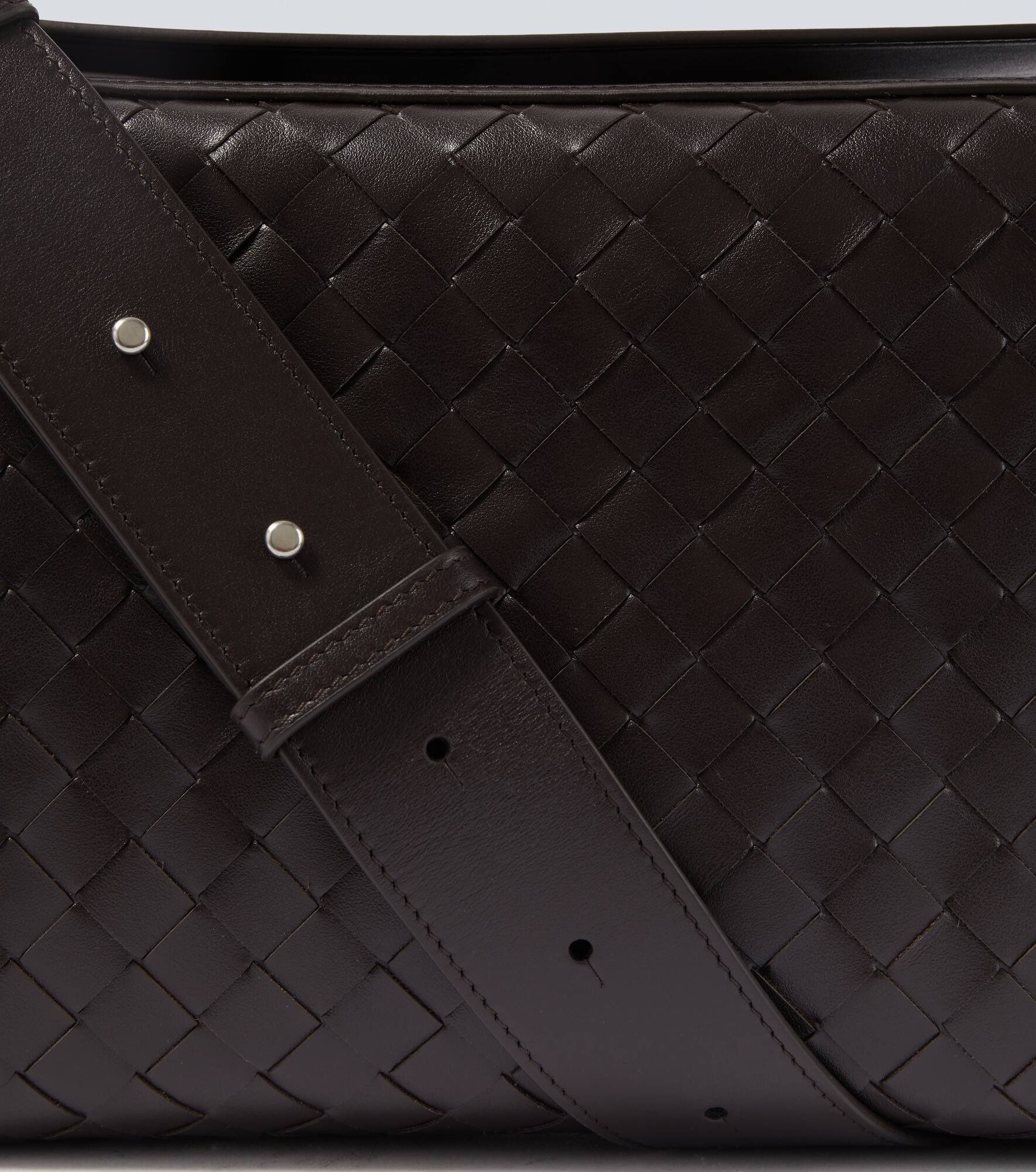 Tribeca Intrecciato leather crossbody bag - 6