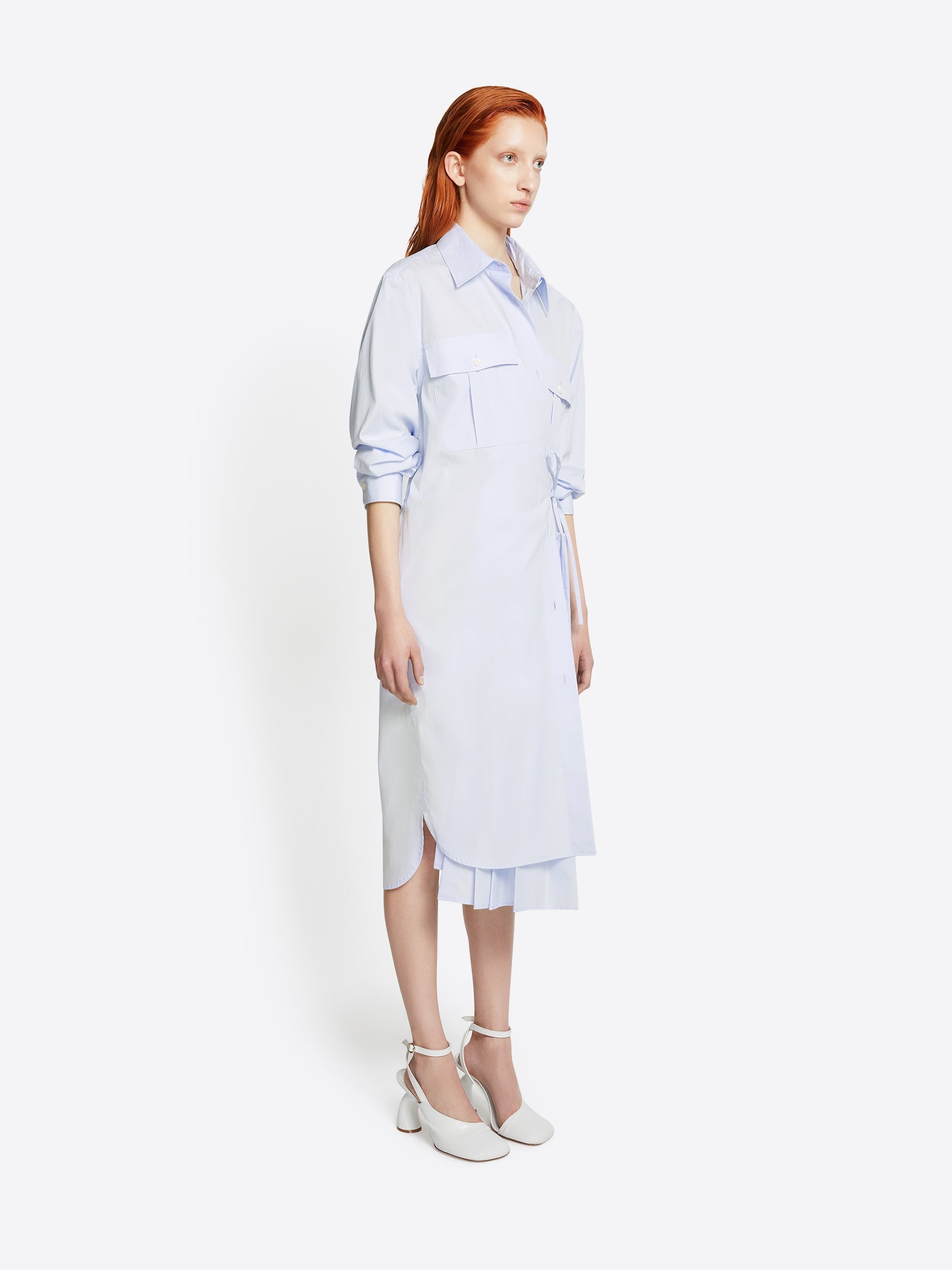WRAP SHIRT DRESS - 3