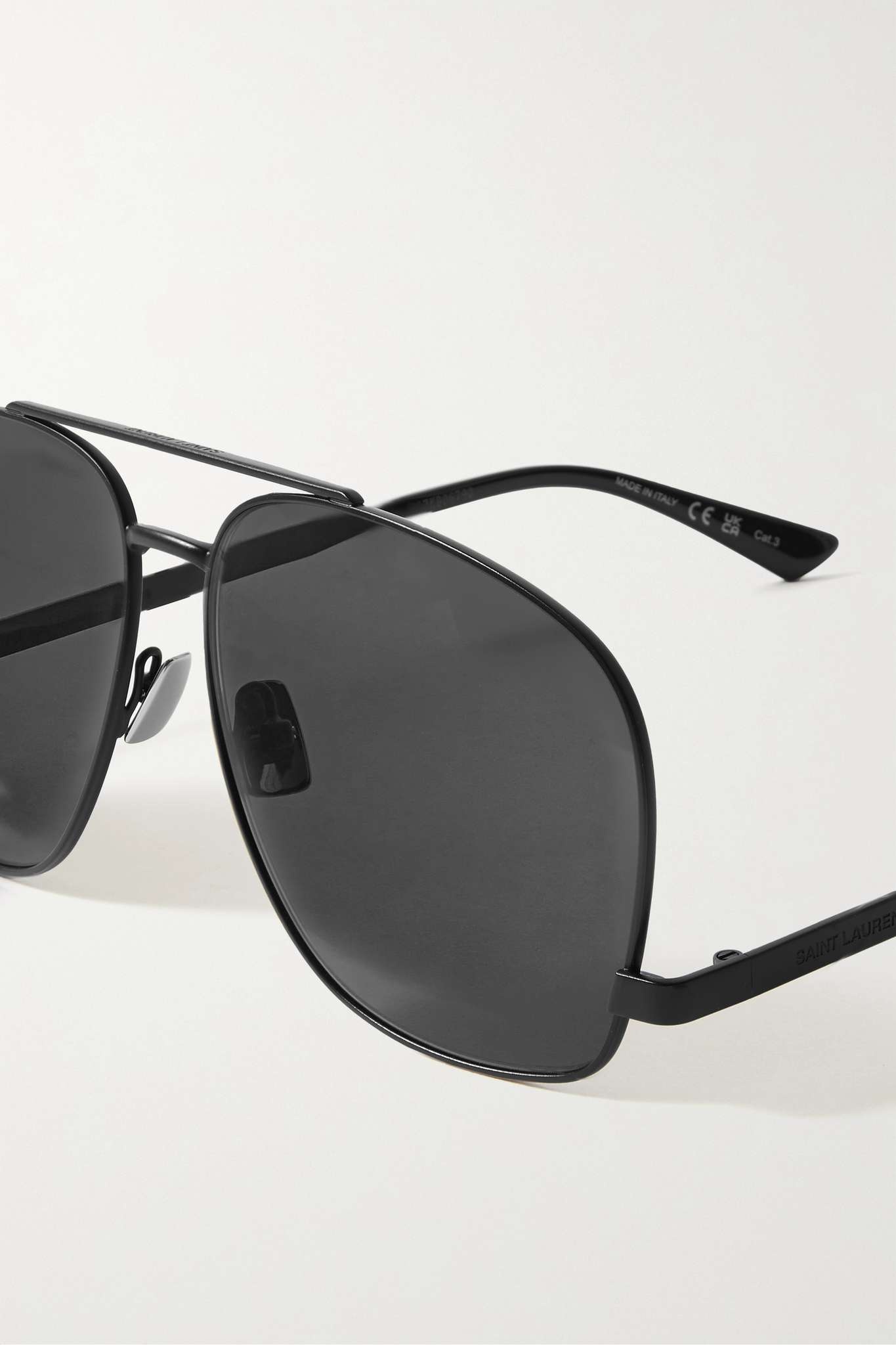 Leon aviator-style metal sunglasses - 4