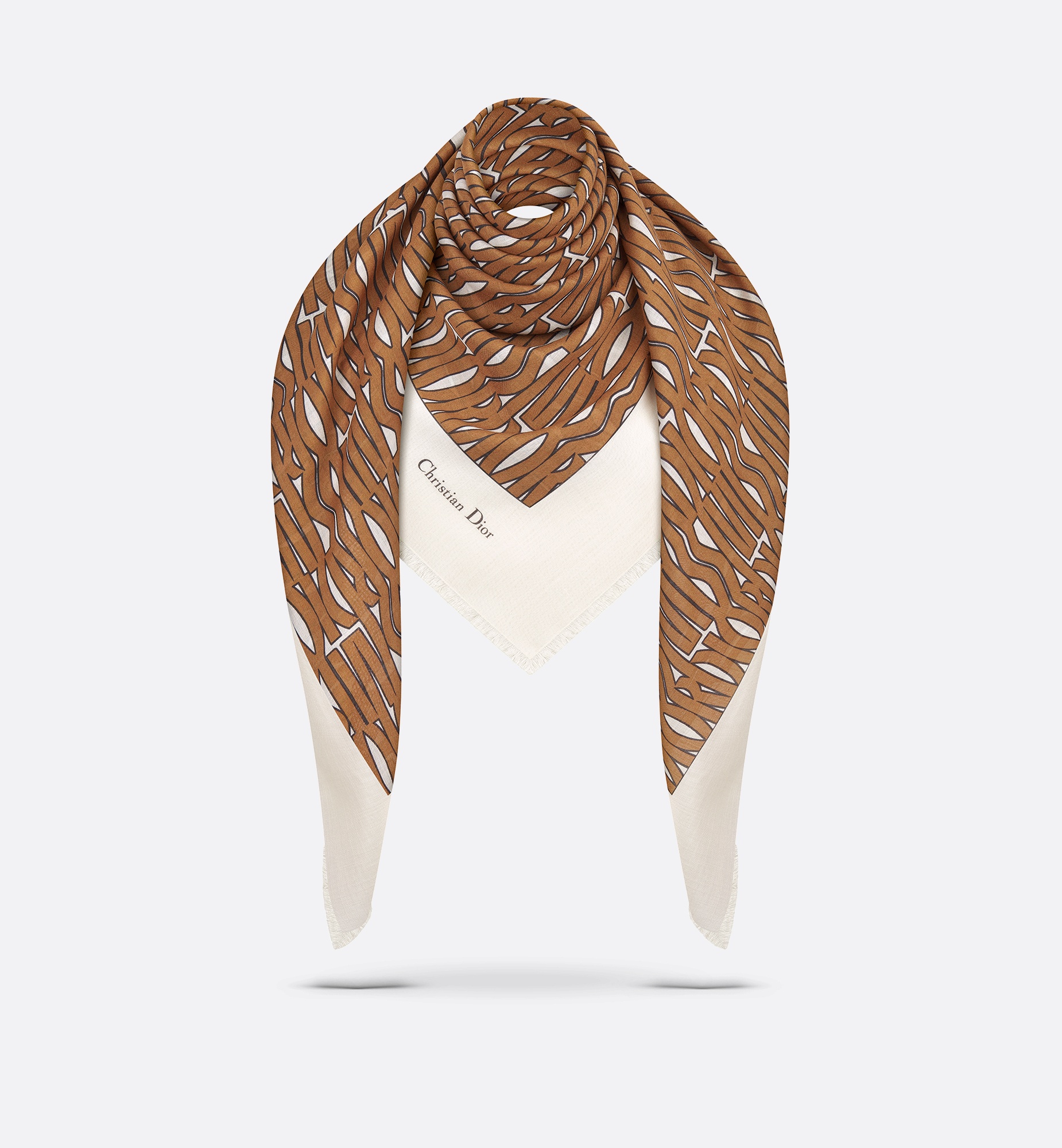 【カシミヤ100％！】DIOR - Miss Dior Allover マフラー Dior Miss Dior Allover Shawl | dior | REVERSIBLE